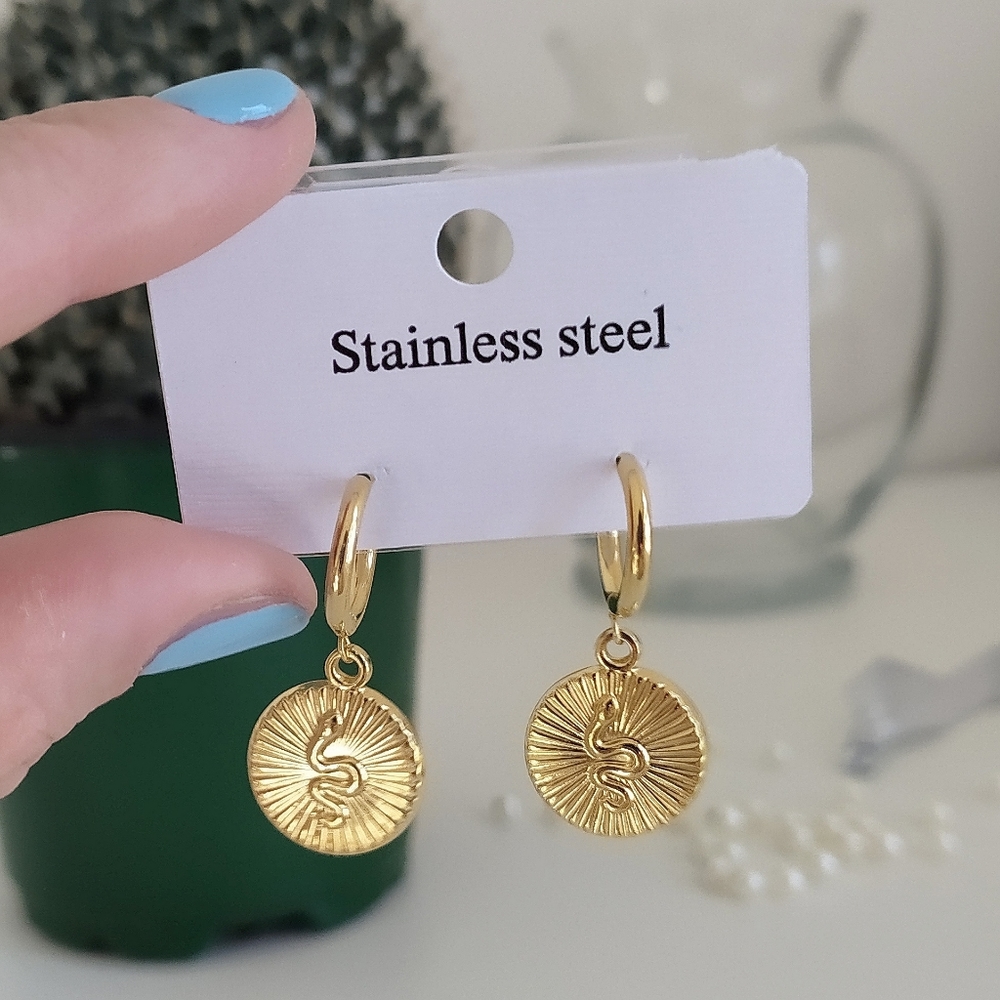 Earrings Gold Plated